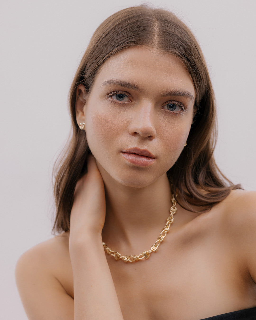 Collar Eslabones Cruzados