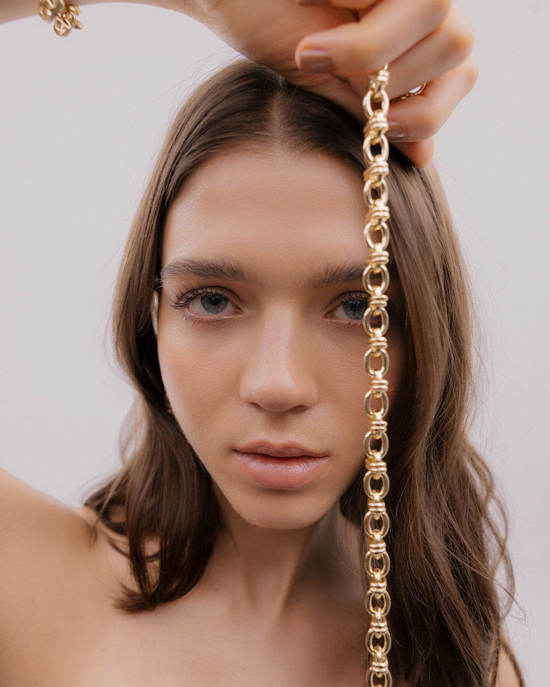 Collar Eslabones Cruzados