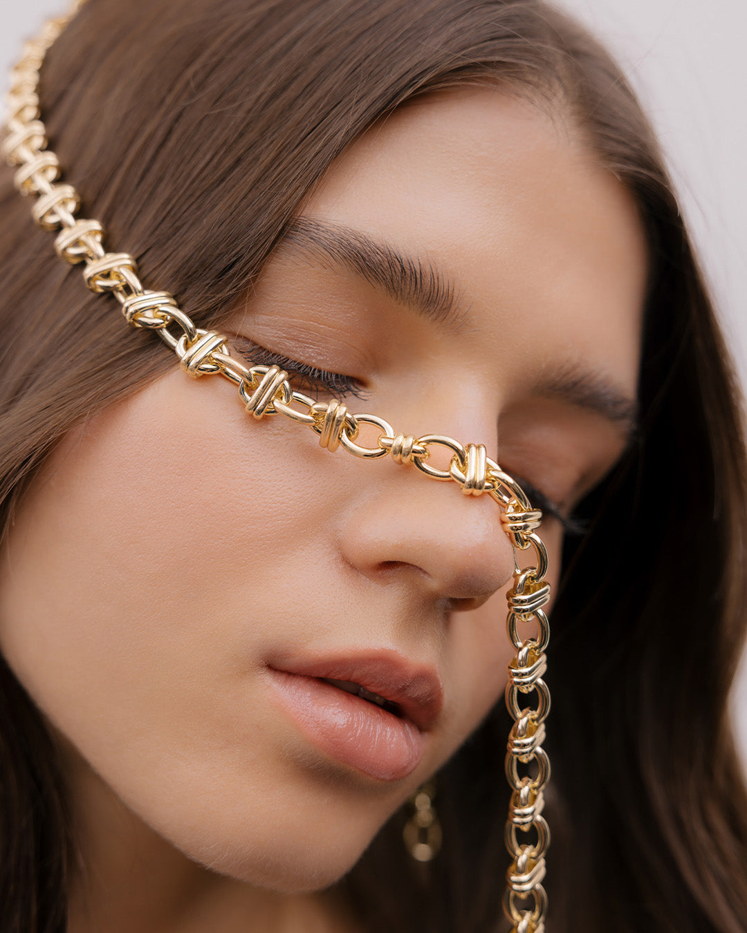 Collar Eslabones Cruzados