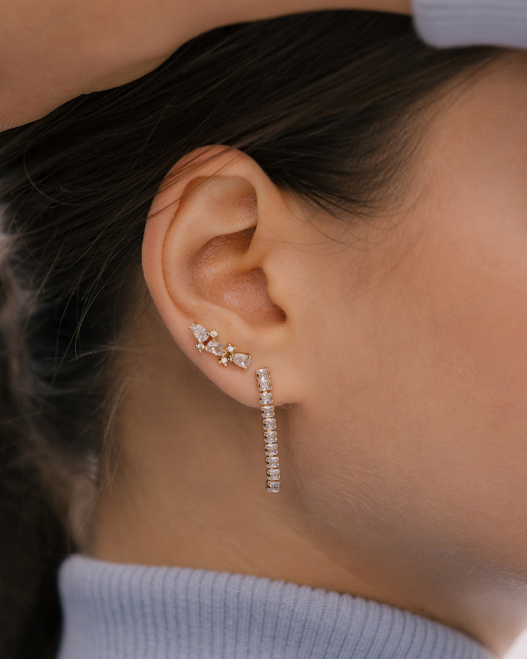 Aretes Midi Cristales