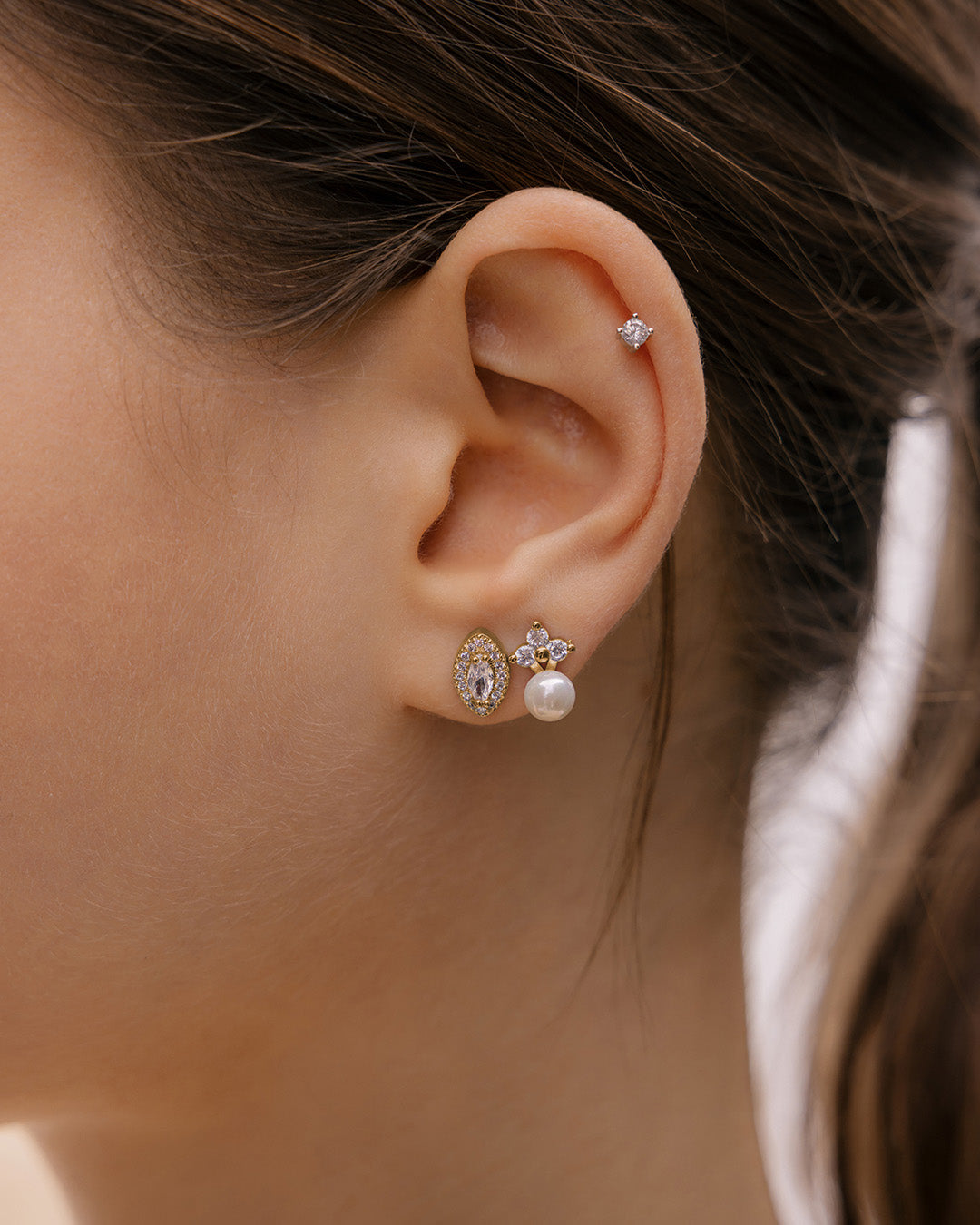 Aretes Estrella y Perla