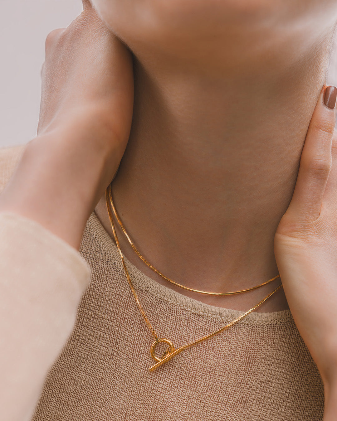 Colla Doble Lazo - Acero Inoxidable