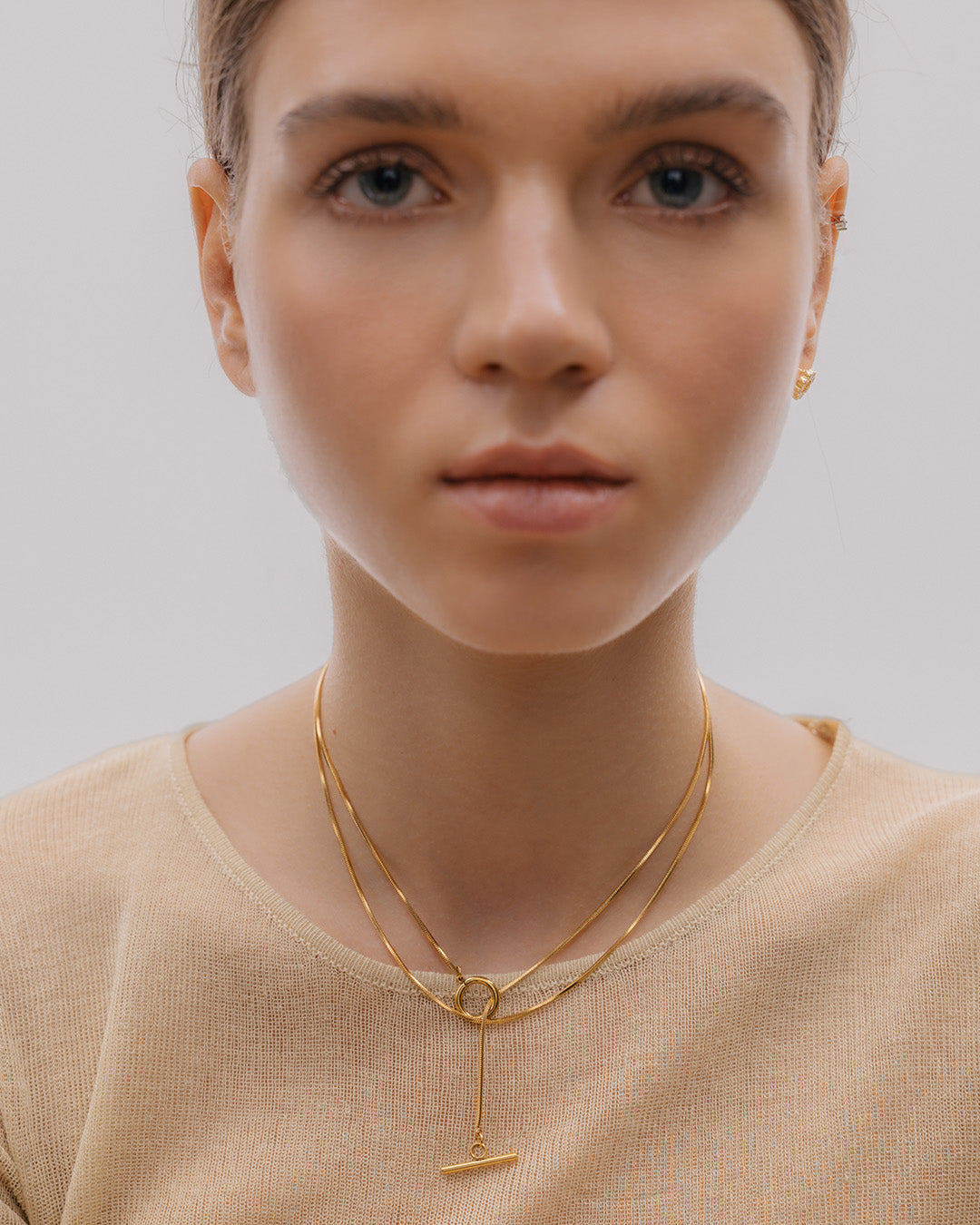 Colla Doble Lazo - Acero Inoxidable