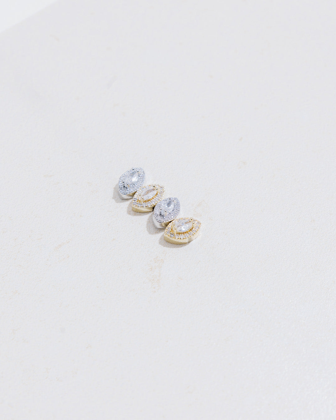 Aretes Oval Cristales