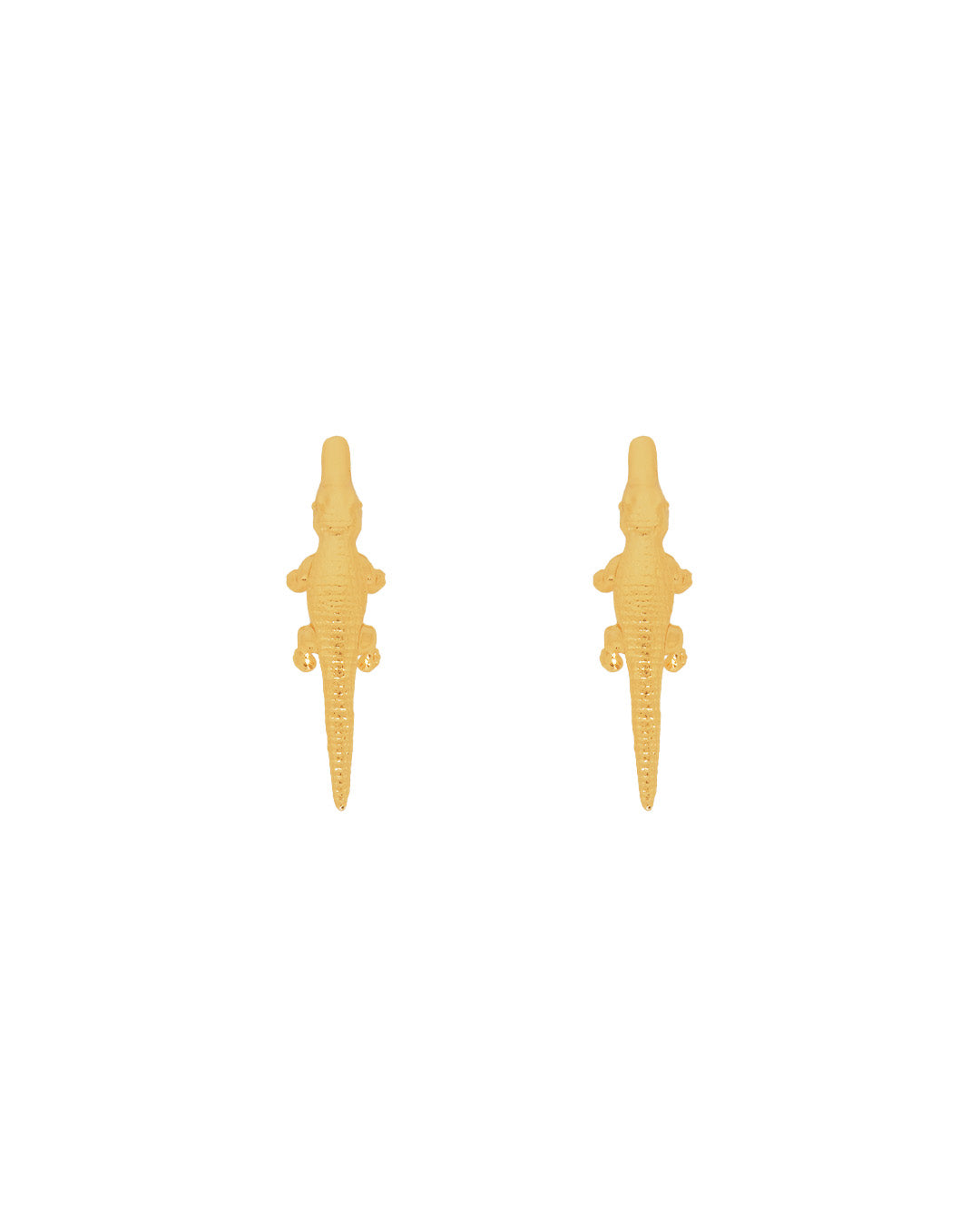 Aretes en forma de caimán