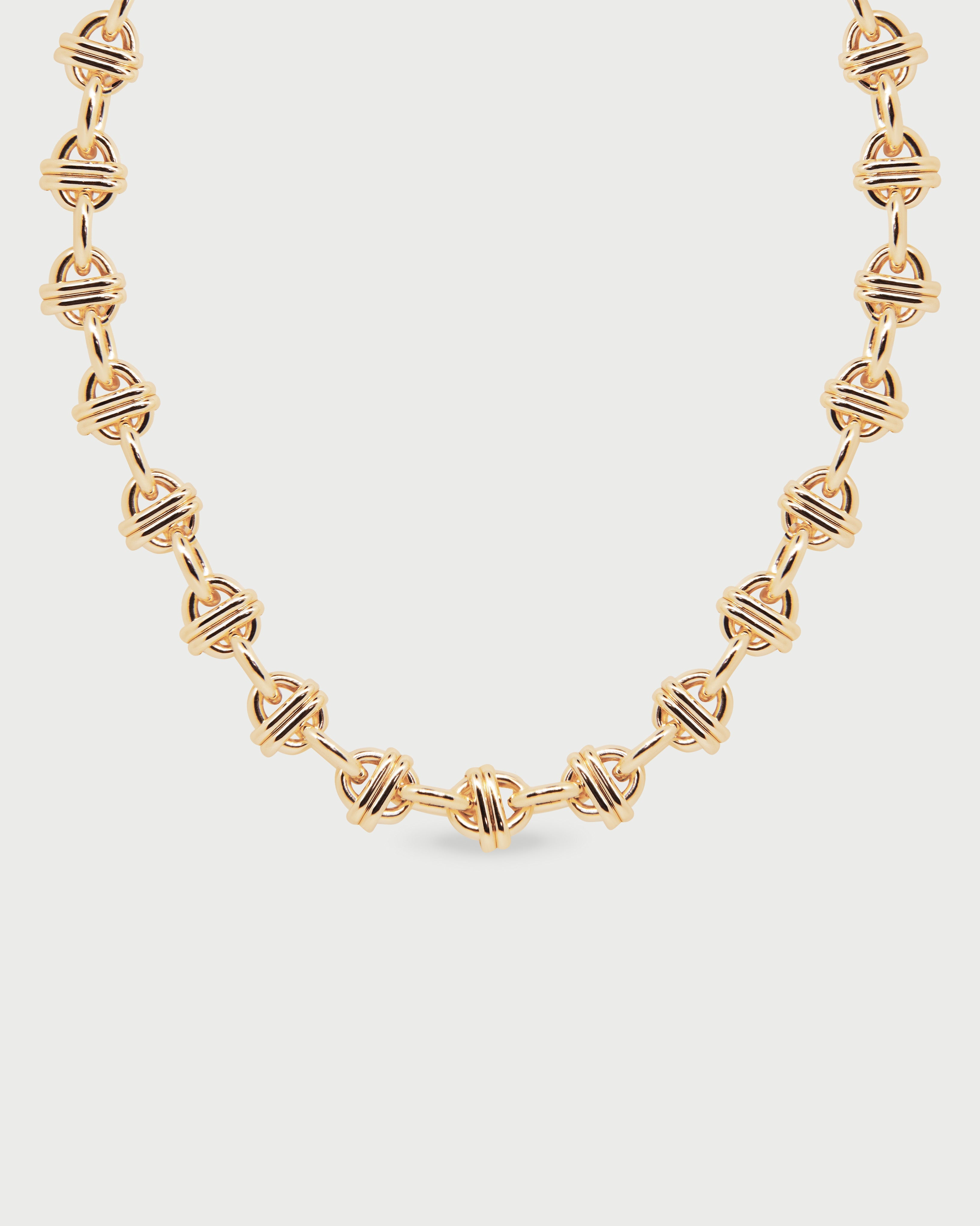 Collar Eslabones Cruzados