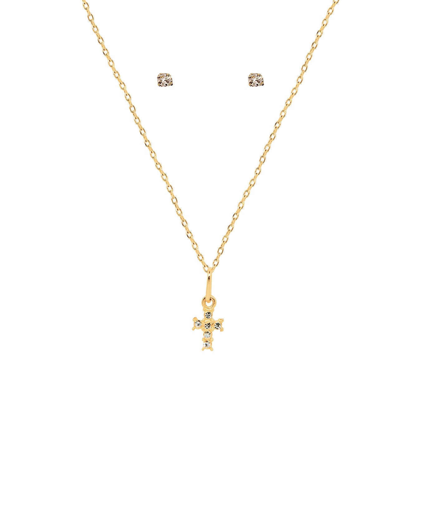 Collar Cruz Cristales