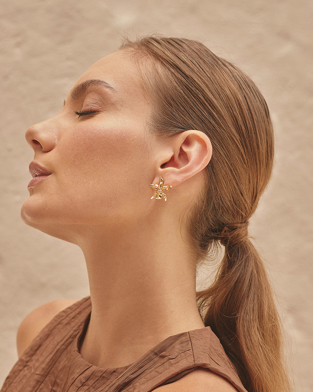 Aretes Orquidea Mini