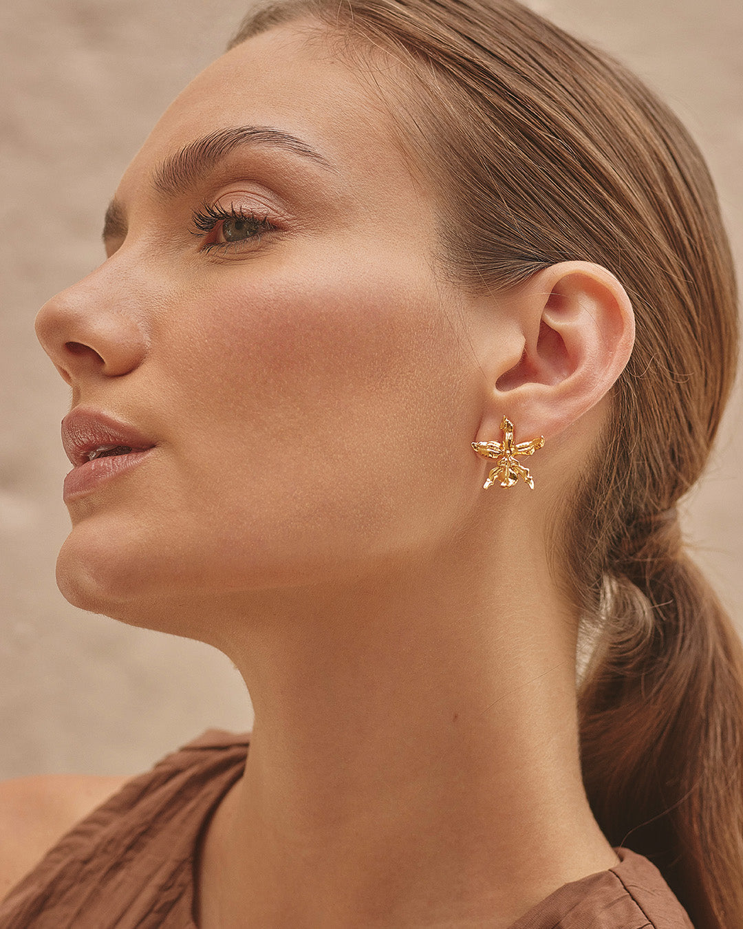 Aretes Orquidea Mini