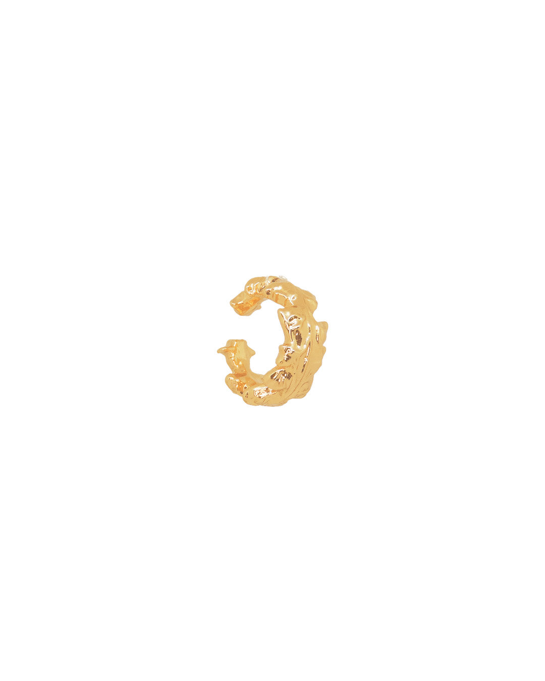 Earcuff Helecho dorado no ajustable