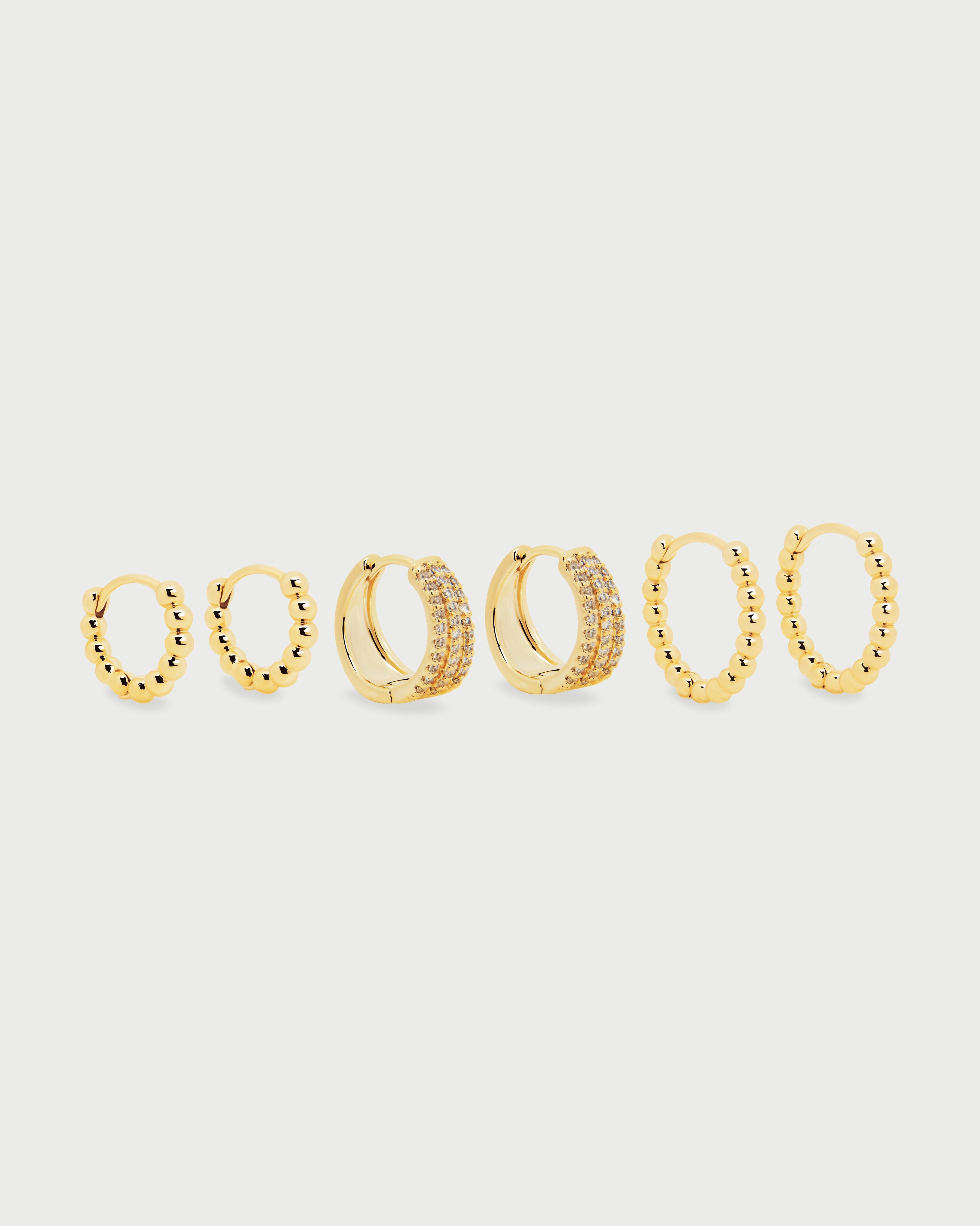 Set X3 Candongas Esferas y Líneas