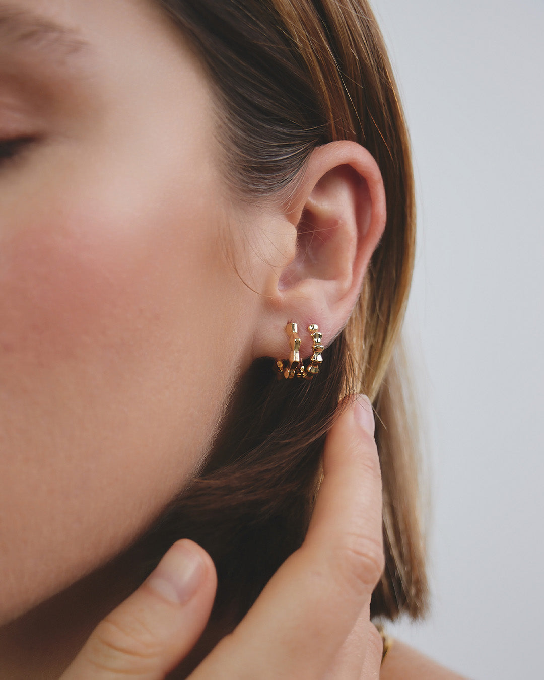 Set X3 Candongas Oro Relieves