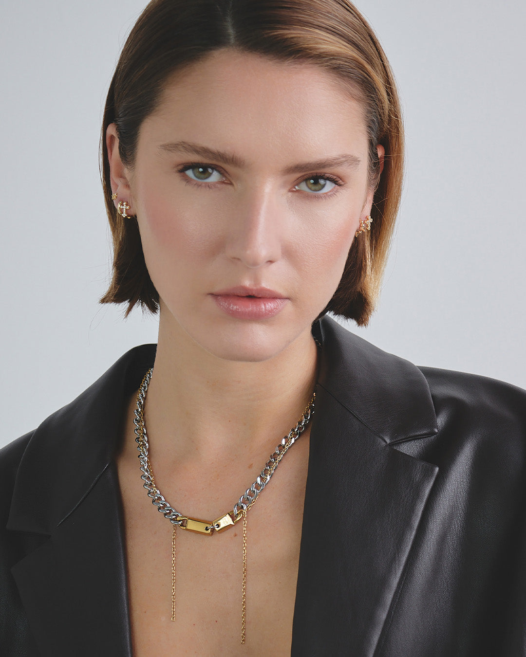 Collar Maxi Oro y Plata - Acero Inoxidable