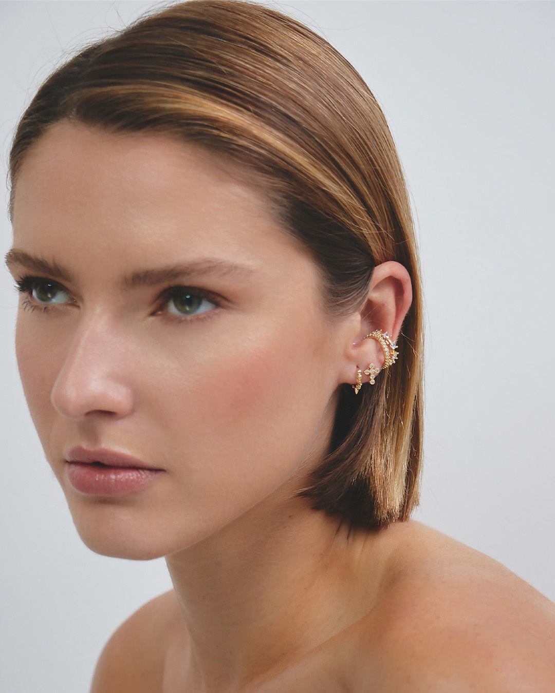 Earcuff Irregular Cristales