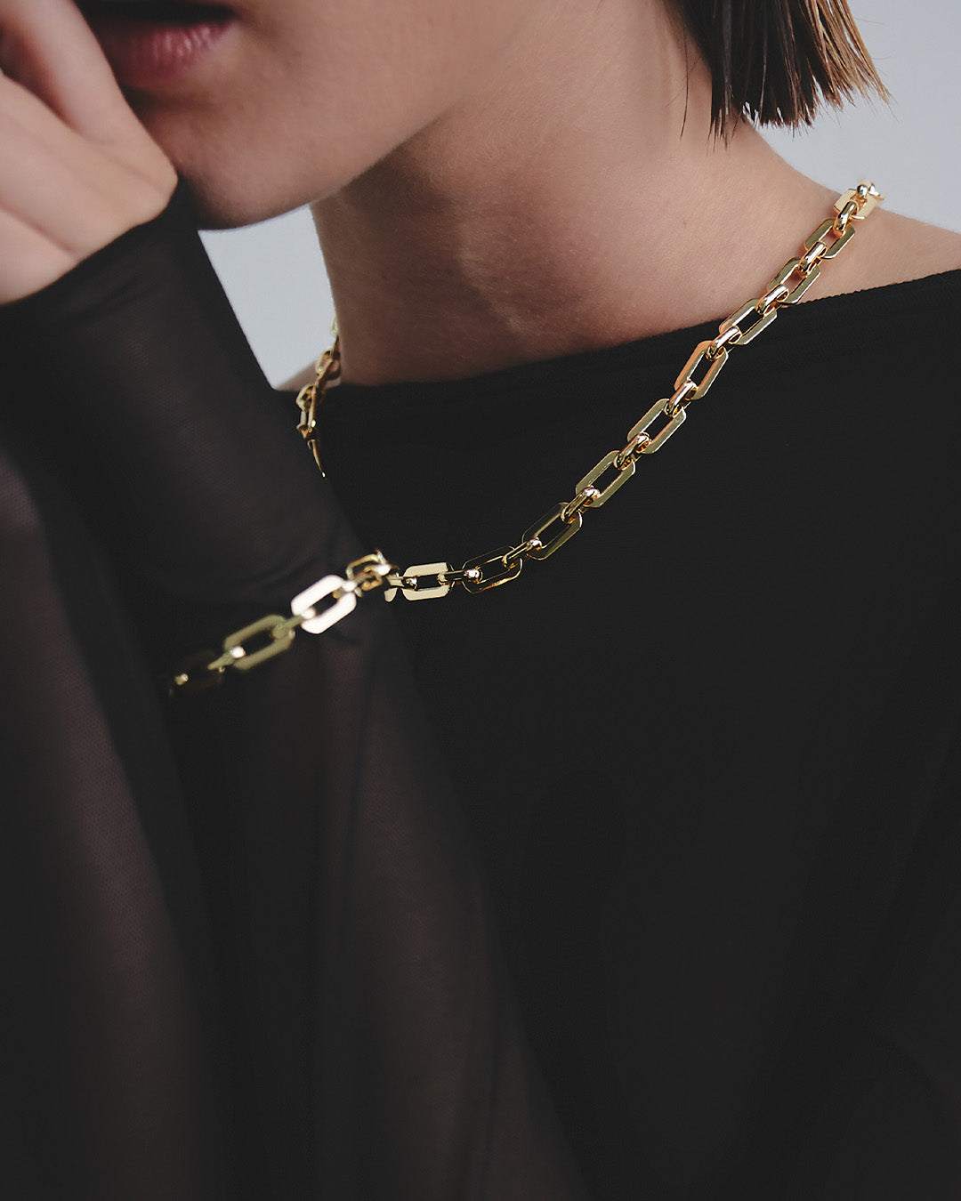 Collar Eslabones Oro