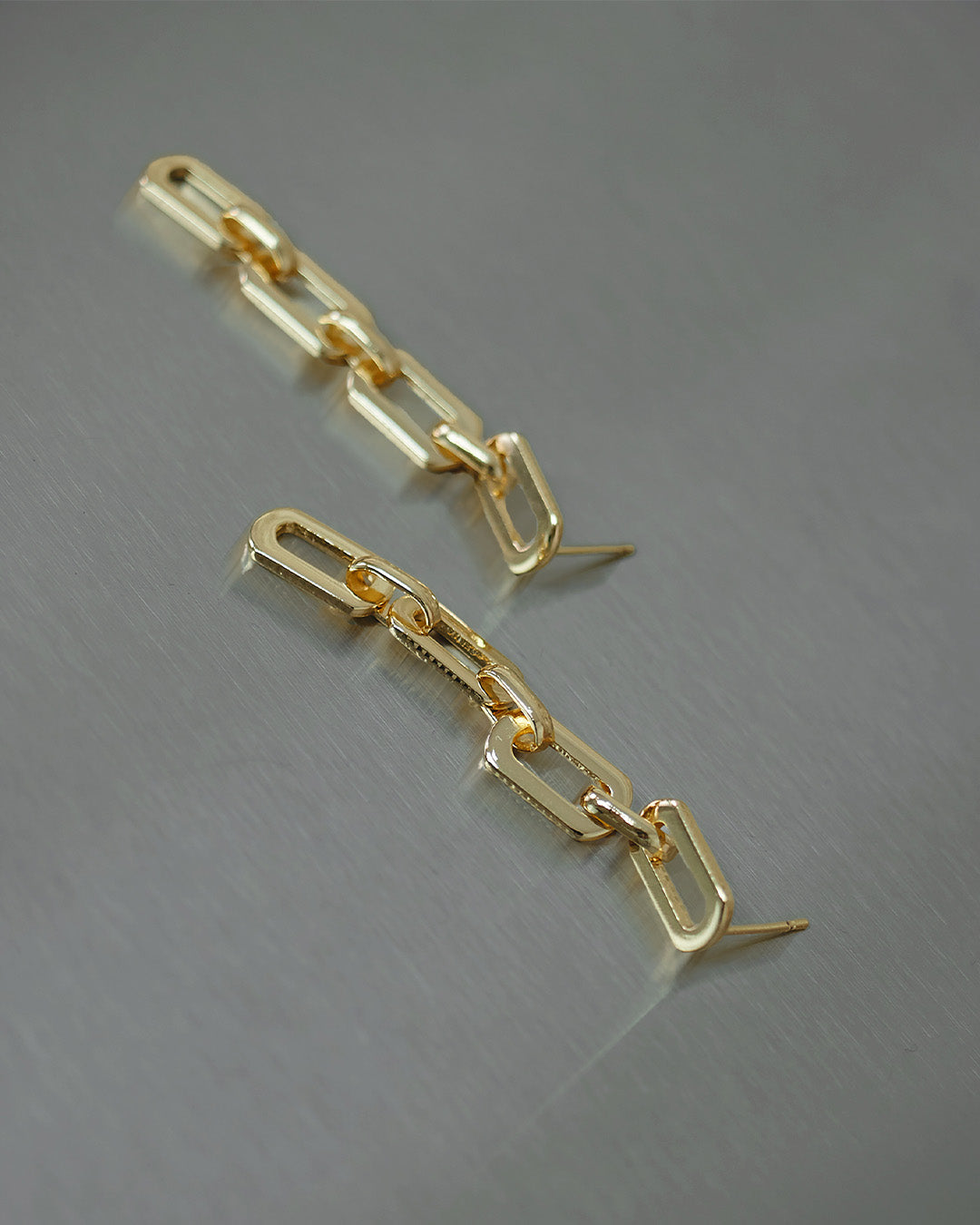 Aretes Eslabones Oro