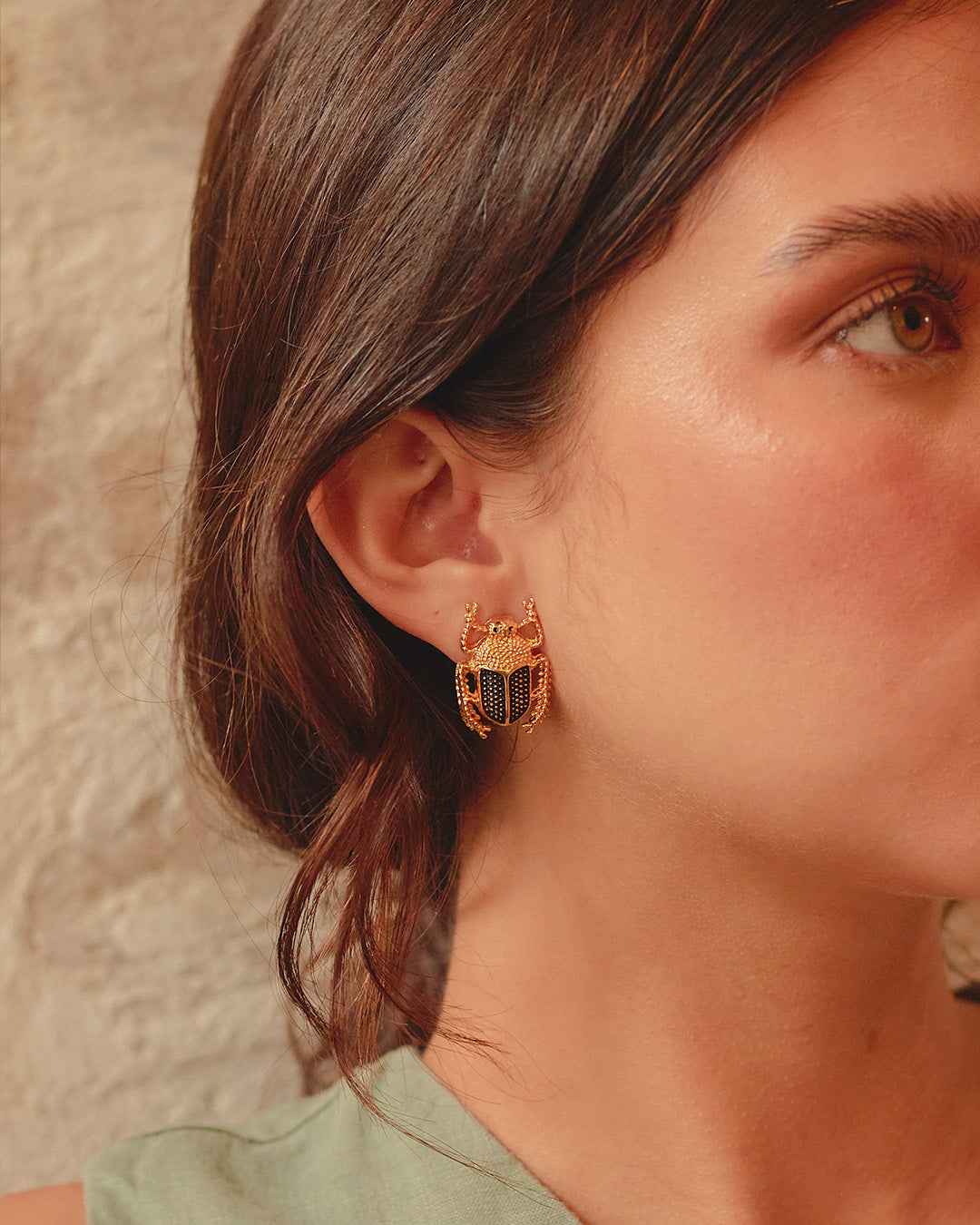 Aretes Escarabajo