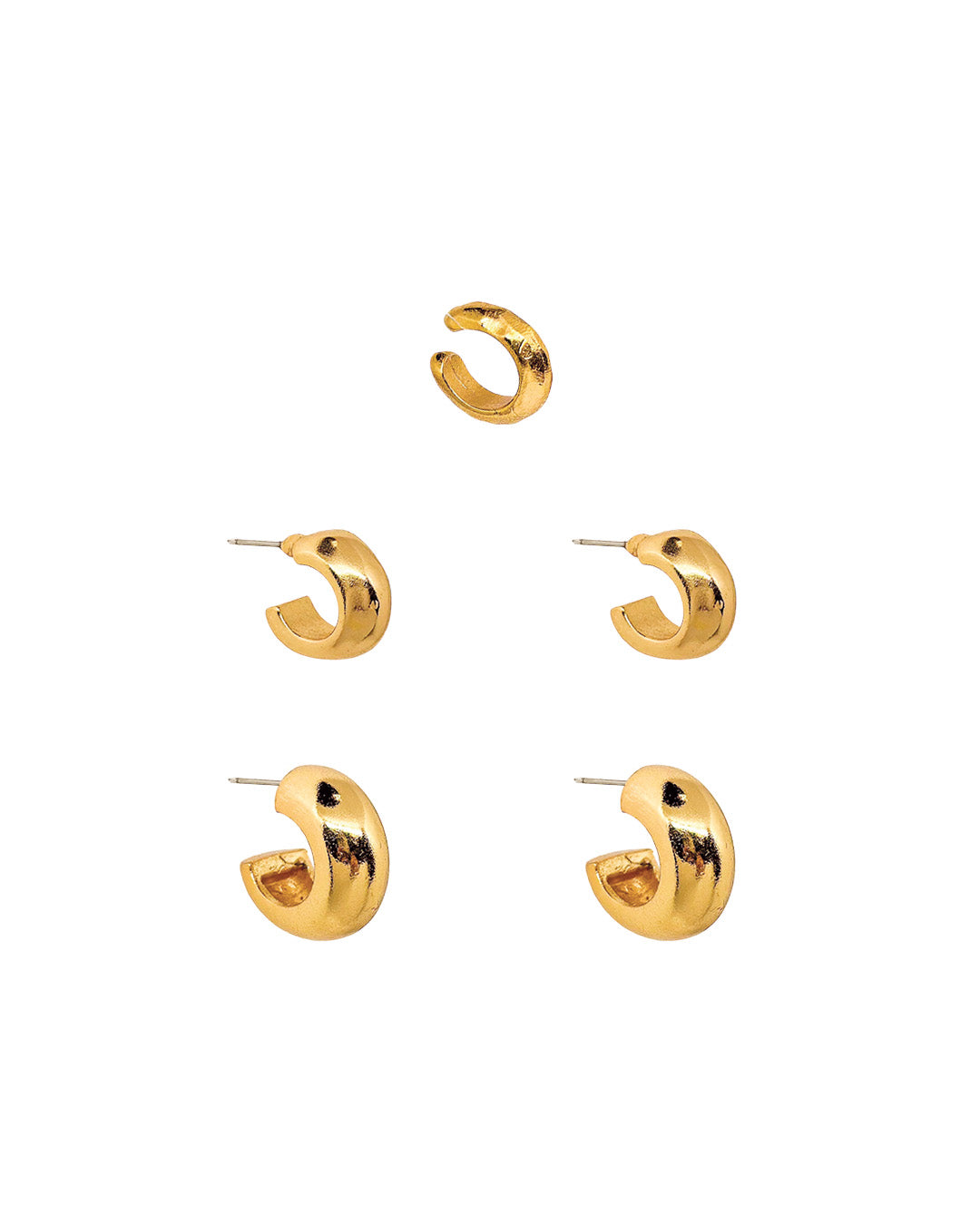 Earparty Theia que incluye 2 candongas y earcuff